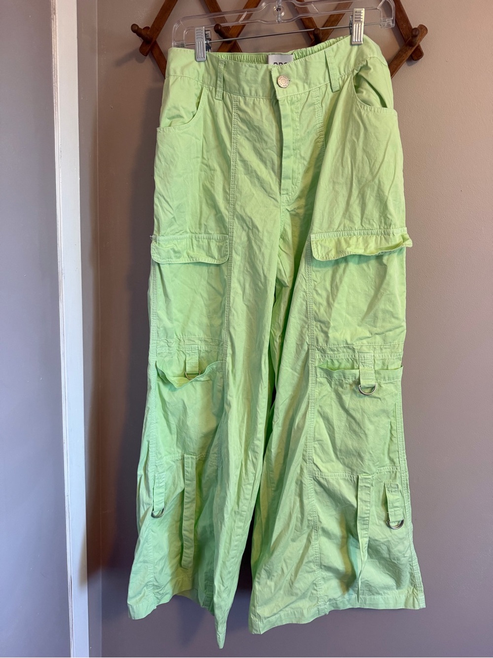 BDG Urban Outfitters Wide Leg Utility Cargo Pants Green M
